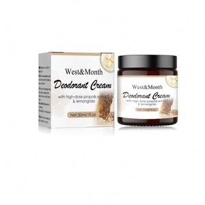 Traitement corporel à la <span class=keywords><strong>citronnelle</strong></span> West Month, déodorant, crème anti-odeurs des aisselles, hydratant pour un usage quotidien - Product Image 1