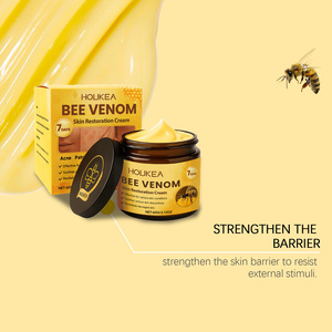 Crème hydratante au venin d'abeille avec logo personnalisé, crème hydratante profonde pour le visage, crème essence pour le cou au venin d'abeille - Product Image 4