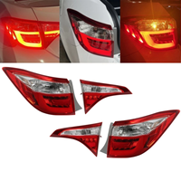 Pièces de carrosserie automobile, lampes de voiture, feux arrière rouges clairs, feux de signalisation, ensemble extérieur des feux arrière pour Toyota Corolla 2014-2016