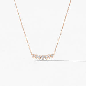 BRILLIANT DIAMANT Collar con Colgante de Oro de 14K/18K/22K de Lujo Unisex, 5gm 0.34ct, Corte Brillante, con Diamantes Laterales - Product Image 1