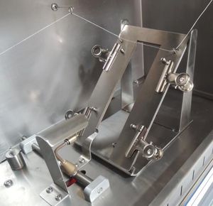 Chambre de Test de flamme à <span class=keywords><strong>45</strong></span> degrés, Machine de Test d'inflammabilité de tissu Textile Machine de Test de flamme - Product Image 4