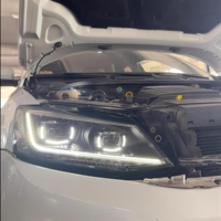 Faros Delanteros LED DRL con Lente de Proyector para Jetta MK6 2012 2013 2014 2015 2016 2017, Sistema de Iluminación Automotriz, Plug and Play