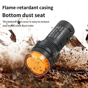 Luz Indicadora SHSNAO SAD16-16C 16MM SAD16LED Lâmpada de Sinal Multicolorida à Prova de Poeira Tipo de Alta Brilho - Product Image 6