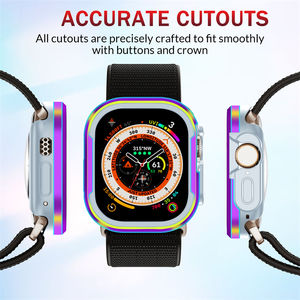 41mm <span class=keywords><strong>40mm</strong></span> 45mm 44mm aleación TPU Smartwatch Marco de parachoques caja de reloj de Metal para <span class=keywords><strong>Apple</strong></span> <span class=keywords><strong>Watch</strong></span> Ultra 2 49mm cubierta - Product Image 6