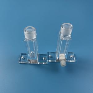 คิวเวตต์ควอตซ์ <span class=keywords><strong>UV</strong></span> พร้อมฝาปิดเกลียว 10 มม. ช่องแสง คิวเวตต์ควอตซ์สำหรับสเปกโตรโฟโตมิเตอร์ - Product Image 4