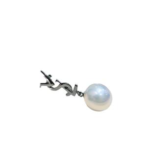 22196DIY Accesorios de Perlas, Bandeja Vacía para Pendientes de Plata S925, Joyería de Plata de Moda, Pendientes con Cuentas Redondas de 9-13 mm - Product Image 5