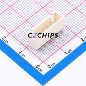 HC-XHB-6AW-M Wire-to-Board Pin Header Bent Lead Through Hole,P=2.5mm Connector 1x6P 2.5mm Right Angle Insert XHB - Product Image 1