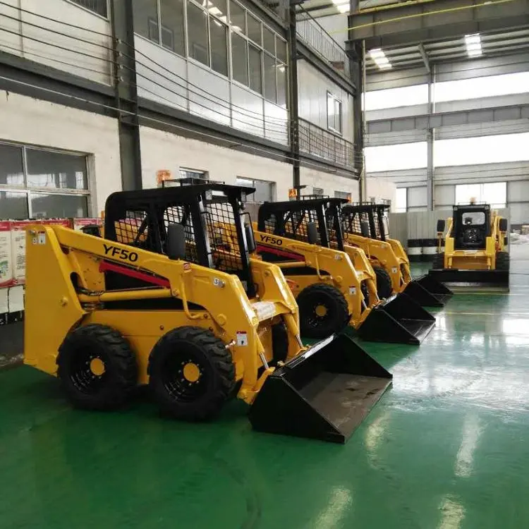 จีนขายส่งก่อสร้างอุปกรณ์ 50hp 60hp skid steer loader YF50 YF60