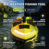 Bateau de pêche Flytec V020 avec GPS et sonar, 40 points, triple trémie 2 kg, portée 500 m, fonction de croisière, avec écholot GPS et attache manuelle