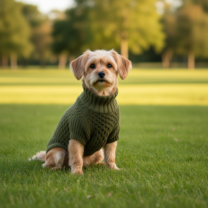 Suéter Tejido para Perro Norwood Jersey XXS Verde Oliva - Product Image 2