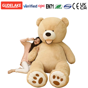 Ours en peluche géant américain à câliner, adorable jouet en peluche, rembourrage en coton PP, panda géant, cadeau d'anniversaire pour filles - Product Image 1