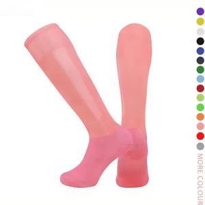Pink Purple Maroon Grey Youth Soccer Football Scrunch <b>Socks</b> – Long for Kids Men Training Sports <b>Socks</b> Bulk - Product Image 2