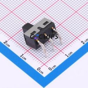 SS-12D06-G050 Slide Switch Through hole,12.7x6.6x6.4mm Switch Single Pole Double Throw Rectangle Pin Header PC Pin 12.7mm - Product Image 2