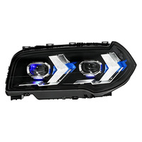 Ensemble de phares LED pour BMW X3 E83 2006-2010, style flèche, modifié, double couleur, DRL, clignotant, projecteur laser, plug and play