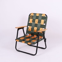 Chaise et fauteuil pliants d'extérieur en fer – Portables pour la pêche, la plage, le camping et le croquis artistique