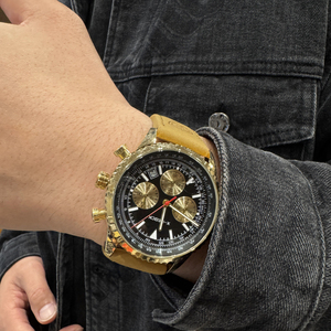 Retro Men's Waterproof High-End Simulated Leather Strap Ultra-thin Quartz <b>Watch</b> - Product Image 4