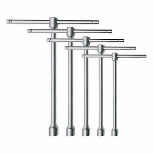 Juego de llaves hexagonales de 5 piezas con mango en T, llaves Allen métricas para reparación mecánica de precisión - Product Image 1