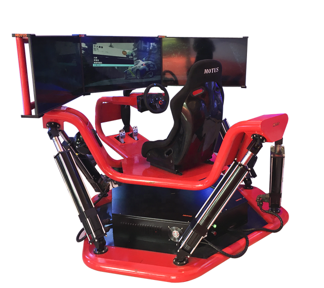 Racing Simulator Car Driving Simulator With 3 Screens Motion Simulator for Sale