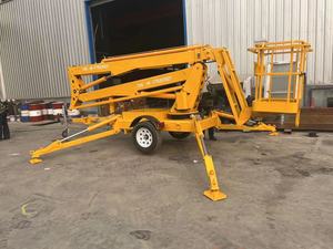 TUHE 8m 12m 14m 16m 18m مقطورة شاحنة محمولة رافعة ذراع رافعة سيارة مع CE/ISO - Product Image 2