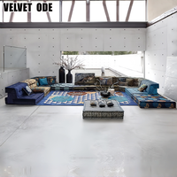 Nouvel arrivage : Ensemble de canapés modulaires Mah Jong, canapé tricoté à la main Roche Bobois, style européen de haute qualité, ensemble de canapés sectionnels pour salon