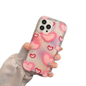 Coque de téléphone en TPU de haute qualité, anti-choc et anti-chute, motif graffiti cœur, compatible avec <span class=keywords><strong>iPhone</strong></span> X Xr Xs <span class=keywords><strong>Max</strong></span> 11 <span class=keywords><strong>12</strong></span> 13 14 15 16 - Product Image 4