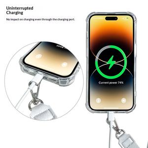 Niedliches Handy-Umhängeband, gewebter Riemen, Handyhülle zum Umhängen, stabiler, langlebiger, kurzer Clip mit Kleberückseite - Product Image 4