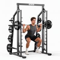 Machine Smith à contrepoids de qualité commerciale, équipement d'entraînement de force professionnel robuste pour une utilisation sûre en salle de sport commerciale