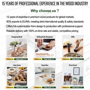 Vassoio per <span class=keywords><strong>biscotti</strong></span> di natale eco-friendly per torta di legno con coperchio a cupola trasparente creativo a prova di polvere per matrimonio e compleanno - Product Image 6