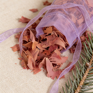 Sachets parfumés en cèdre rouge en gros, sachets de copeaux de cèdre, parfums pour armoire, senteurs longue durée, chambre à coucher - Product Image 1