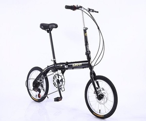 <span class=keywords><strong>Vélo</strong></span> <span class=keywords><strong>pliant</strong></span> <span class=keywords><strong>20</strong></span> <span class=keywords><strong>pouces</strong></span> 7 vitesses en alliage d'aluminium noir à frein à disque, ultra-léger et portable, pour le sport – Vente chaude - Product Image 6