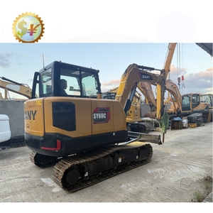 Nouvelle pelle hydraulique SANY SY60C G4 avec lame de bulldozer et brise-roche hydraulique |   Mini pelle sur chenilles 6 tonnes SY60 certifiée CE pour la construction - Product Image 2