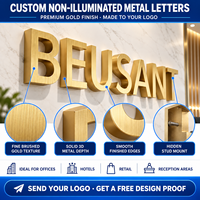 Enseigne commerciale découpée au laser 3D, logo métallique 3D personnalisé, décoration murale moderne pour bureau, enseigne 3D pour salon, logo pour studio de beauté, installation facile