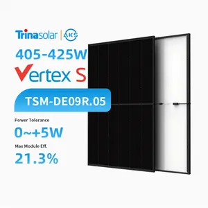 Trina Solar Modul TSM-DE09R.05 Eff. 21.3% 405w 410w 415w 420w 425w Trina Vertex S Solar Panel Backsheet Mono Module 405 410