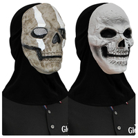 Masque militaire tactique pour Halloween, masque de cosplay pour adultes, costume d'airsoft, masque de personnage de jeu d'horreur