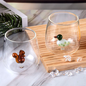 Taza <span class=keywords><strong>de</strong></span> café 3D para beber, taza <span class=keywords><strong>de</strong></span> vidrio <span class=keywords><strong>de</strong></span> borosilicato, taza bonita, taza interior <span class=keywords><strong>de</strong></span> animales, taza <span class=keywords><strong>de</strong></span> té <span class=keywords><strong>de</strong></span> dibujos animados <span class=keywords><strong>sin</strong></span> mango, vidrio soplado a mano - Product Image 4