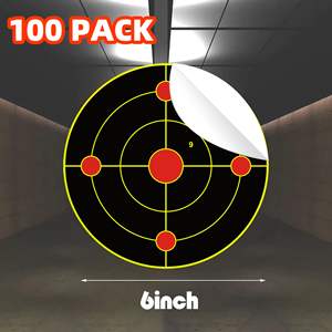 Papier cible circulaire durable pour les accessoires de <span class=keywords><strong>chasse</strong></span> et de tir de fléchettes d'entraînement pratique de sports d'arc de flèche - Product Image 5