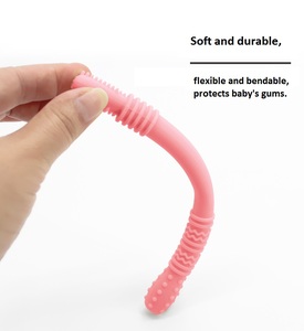 Baby Toddler Silicone Chew <b>Toy</b> <b>Animal</b> Teething Stick Multifunction Pacifier Teether Safe Non Toxic - Product Image 4