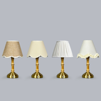 Lampe de table moderne rechargeable en bambou flexible, sans fil, à commande tactile, intensité réglable, éclairage intérieur, chambre à coucher, rotin, batterie