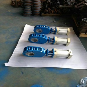 Vanne pneumatique à double volet en céramique de type clip Z674TC-10C pour alimentation en eau, drainage, poussière sèche à température ambiante et cendres - Product Image 4