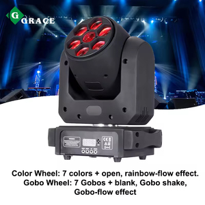 Igracelite Mini 100W LED Spot+B-Eye Roteerende LED Mini Beam Moving Head Licht - Product Image 4