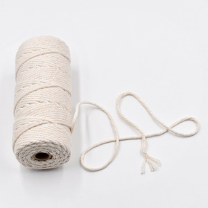 Bán Sỉ Dây Cotton Tự Nhiên 100% <span class=keywords><strong>3Mm</strong></span> Bộ Macrame Cotton Tự Làm Dây Cotton Xoắn Dây Trang Trí Giáng Sinh 200 Mét/cuộn - Product Image 5