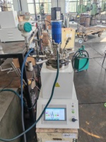 Reactor de Síntesis Hidrotermal Química con LED, Autoclave Industrial de 100ML de Alta Presión con Agitación Automática