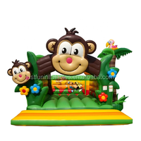Videur sautant gonflable de château de singe utilisé par enfants à vendre