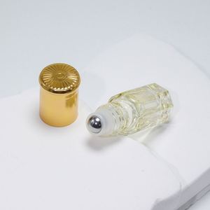 Botellas de Perfume de Lujo de 3ml y 6ml, Botellas de Vidrio Octagonales con Bola de Acero para Roll-on - Product Image 2
