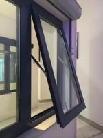 Fenêtre moderne à double vitrage à guillotine avec cadre en alliage d'aluminium auvent en verre bon marché de conception à chaud Windows School Horizontal Rolling