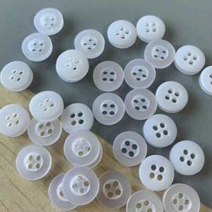Bán Buôn Botones Tùy Chỉnh Ngọc Trai Trắng Polyester T Áo Sơ Mi Nút Dyeable Nhựa Nhựa Nút - Product Image 1