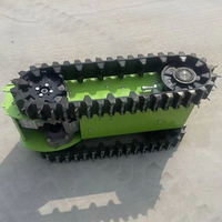 Robot Kargo Berat 2026 dengan Sasis Beroda dan Motor Brushless Industri 24V Elektrik