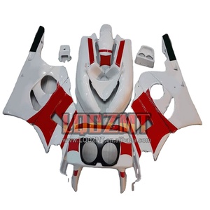 Kit de carrocería para <span class=keywords><strong>HONDA</strong></span> <span class=keywords><strong>CBR</strong></span> 400RR 400CC <span class=keywords><strong>400</strong></span> RR <span class=keywords><strong>CC</strong></span> 88-89 rojo blanco CBR400RR NC23 88 89 77No.10 2017 CBR400 RR 1988 1989 Carenado - Product Image 1