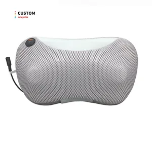 Oem Neck Massage Pillow Vibration Fiitness Massager Electric Portable Massage Pillow