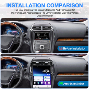 NaviHua, Nuevo Radio Multimedia para Auto con Pantalla Galaxy de 16.2 Pulgadas, Android, Carplay, GPS, DSP, Estéreo para Ford Explorer 2011-2018 - Product Image 4
